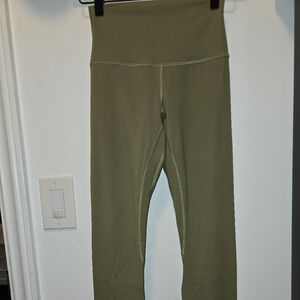 Lululemon High Rise Align Pants Leggings Moss Green Women's Sz 4 Excellent EUC